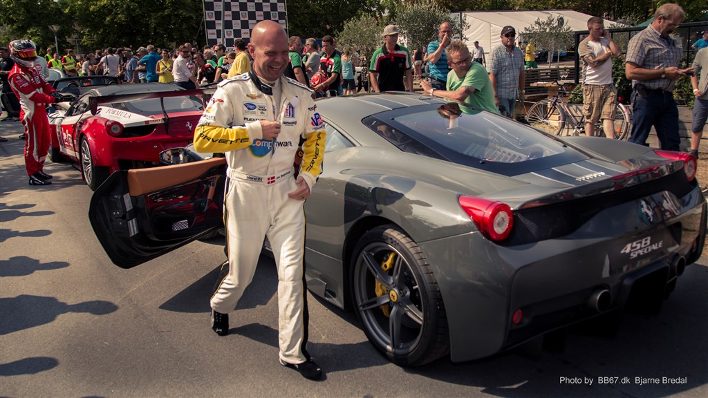Ambassadør for Race for Riget Jan Magnussen, er klar til at køre om hjørner med dig, i en Corvette Z06
(Foto: Bjarne Bredal)
